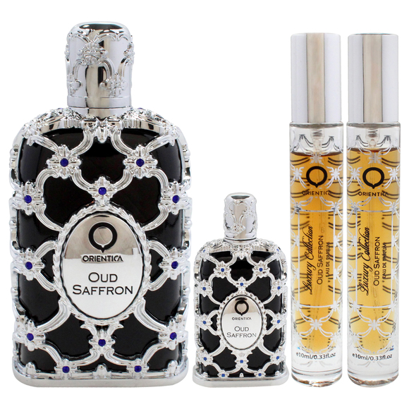 Oud Saffron Orientica 4 Pc 2.7oz EDP Spray, 2 x 10ml EDP Spray, 7.5ml EDP Splash - Picture 2 of 6